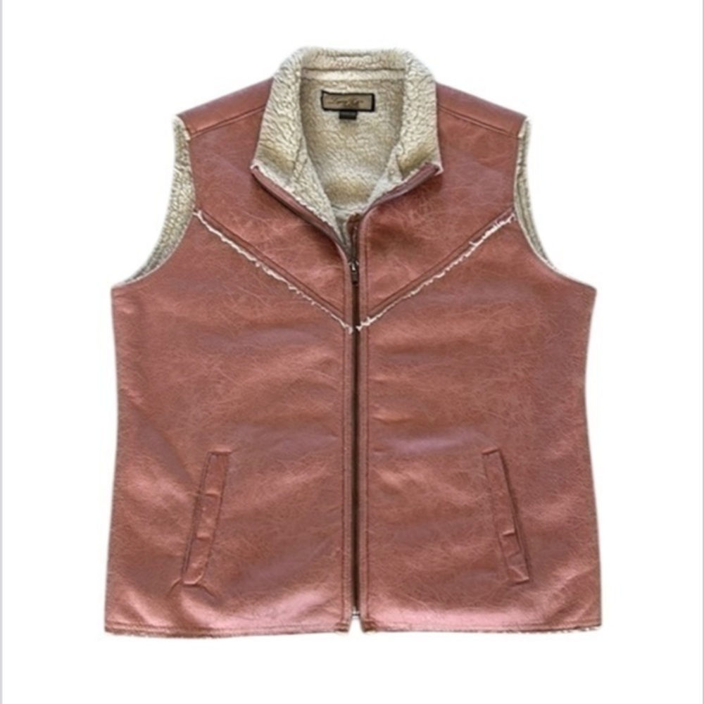 Legacy Falls size large pink Sherpa vest